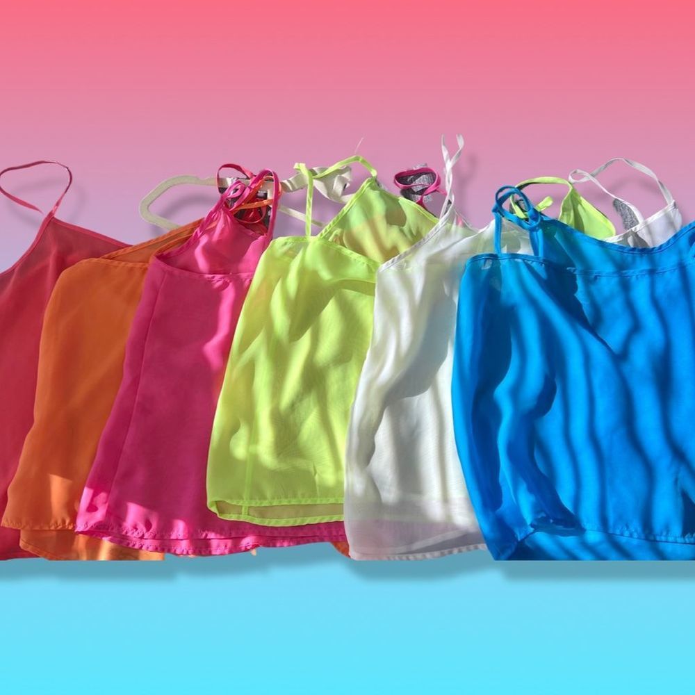 AMERICAN APPAREL CHIFFON TANK TOP BUNDLE​